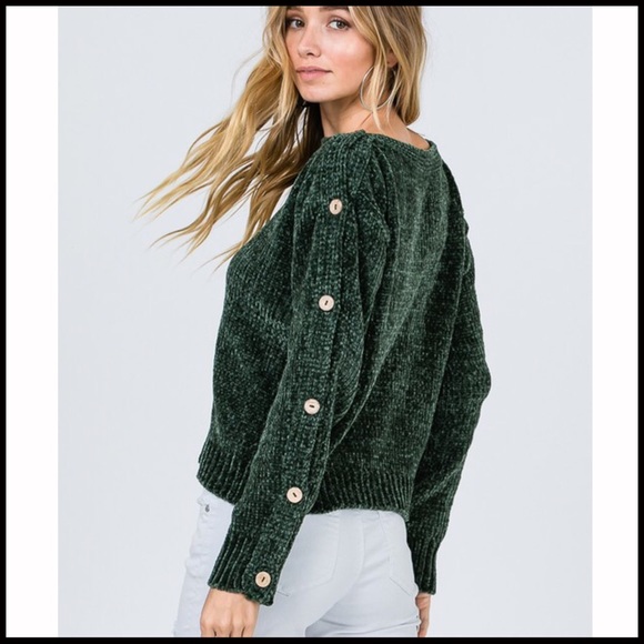 Off-the-Shoulder Chenille - Picture 4 of 5